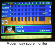 Modern Bowling Scoreboard