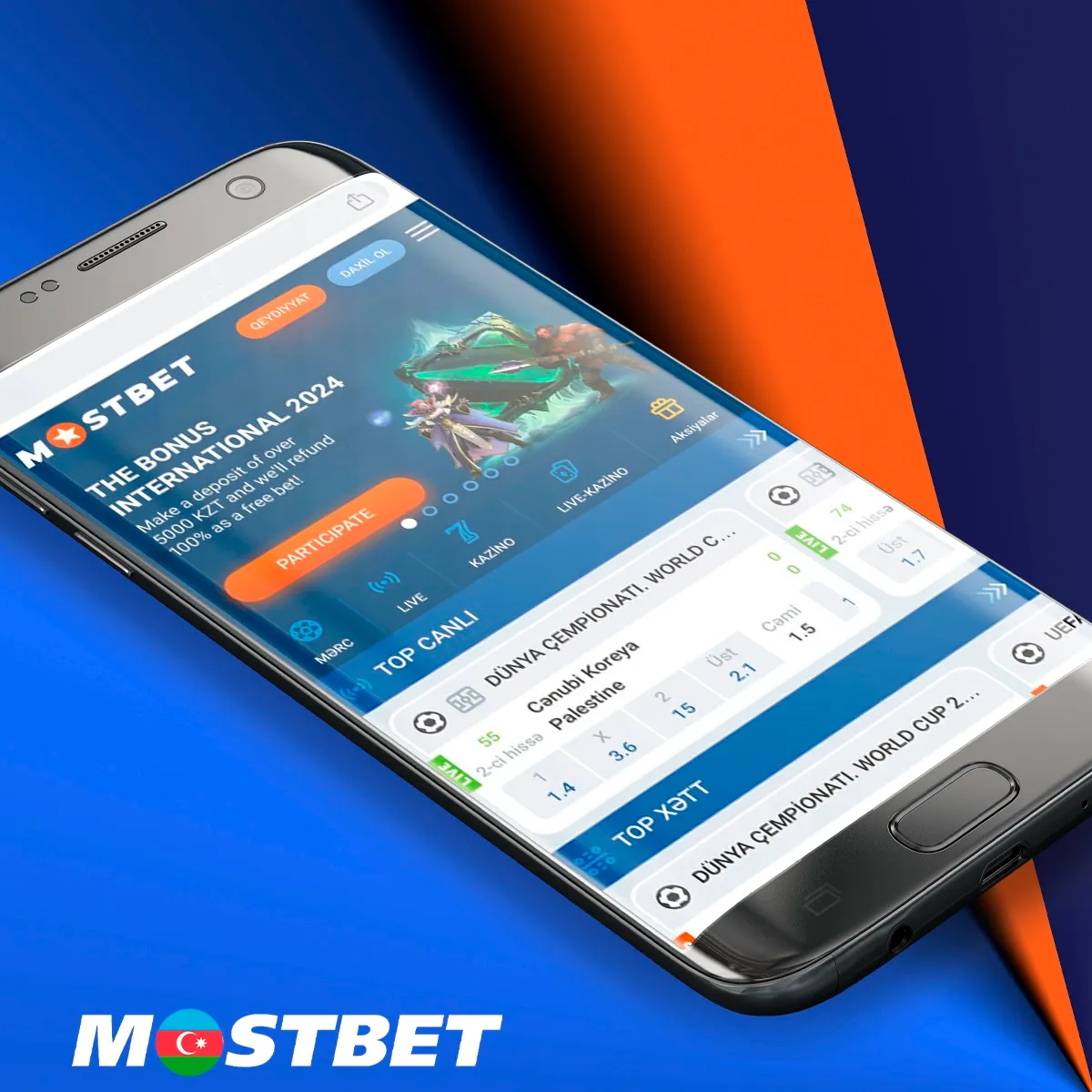 Mostbet-in mobil versiyasına baxış